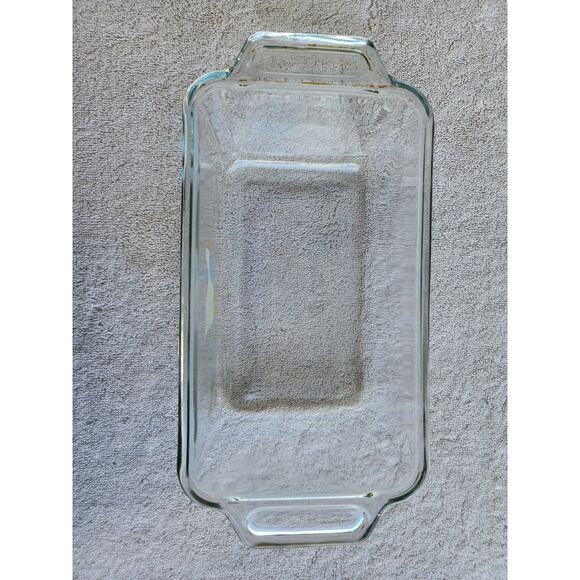 VTG 1987 Blue Ribbon Goose Anchor Hocking Loaf Dish Baking 1.5 Quart Retro - Picture 2 of 13